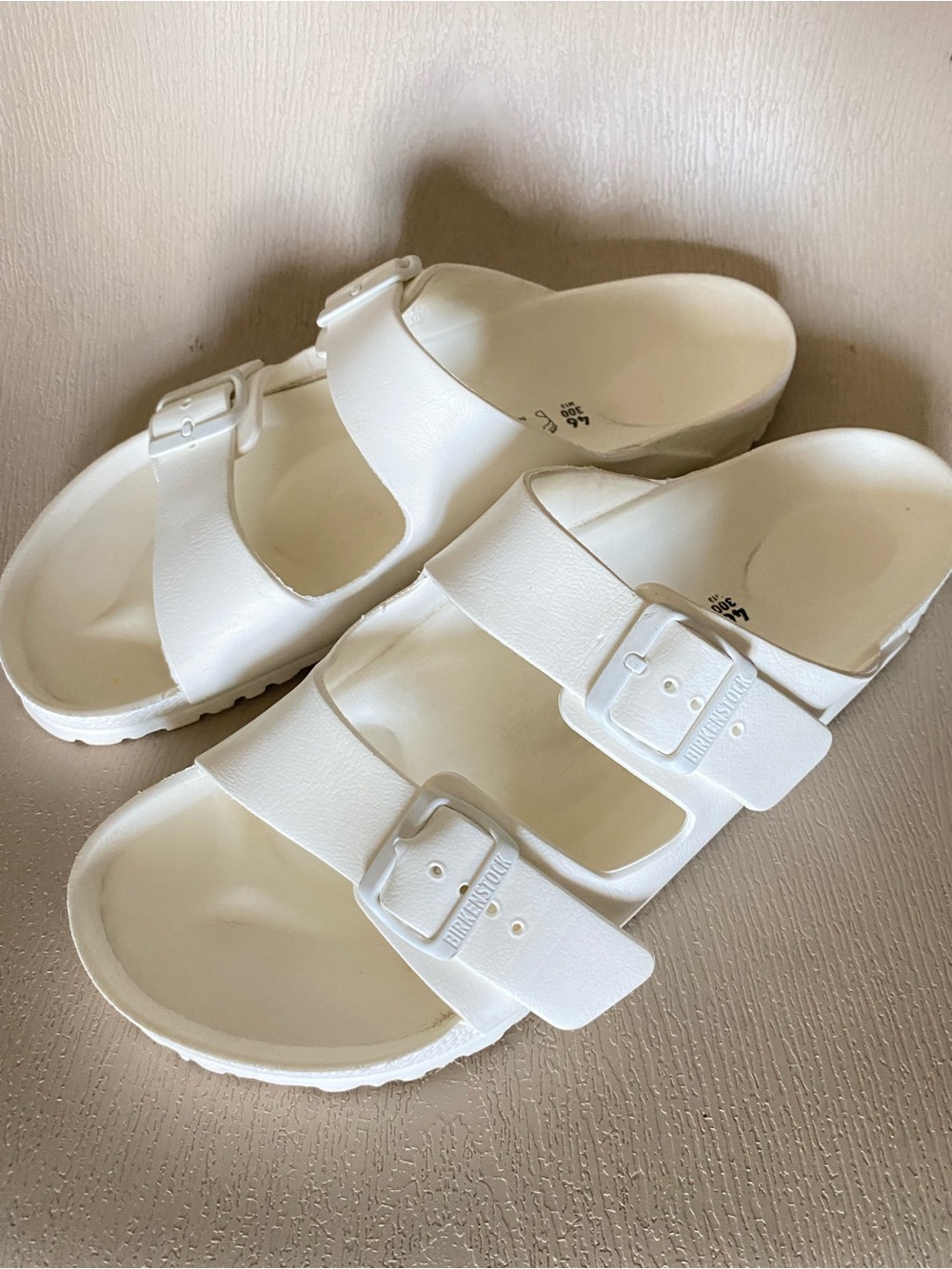 Birkenstock Arizona Essentials Sandals White Size 46 9 Mens 13
